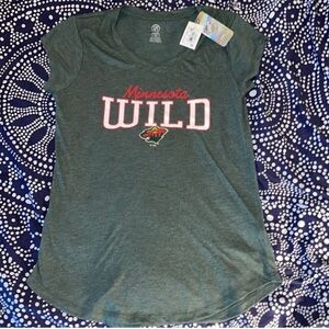 NHL Minnesota Wild Women's V-Neck T-Shirt
